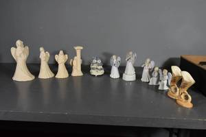lot 246 image: Angels 2 vases