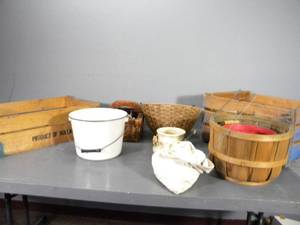 lot 34 image: Wood crates etc
