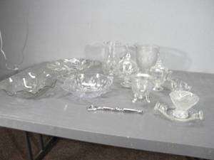 lot 57 image: Clear  glass