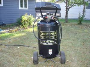lot 45 image: SEARS CRAFTSMAN AIR COMPRESSOR