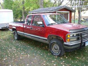 lot 2 image: 1988 CHEVROLET K1500  4 X 4 EXTENDED CAB