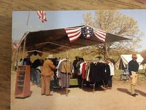 lot 26 image: CANOPY FRAME AND TARP 20 FT X 30 FT