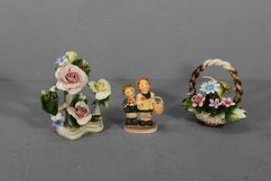 lot 53 image: 1942 figurine and 2) Capodiment