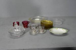 lot 10 image: Amber depression, cream & sugar