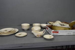 lot 56 image: Briar Rose China Dishes
