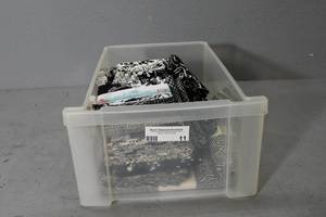 lot 11 image: B & W Charm Packs, Layer cake