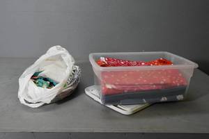 lot 68 image: Multiple yardage, bag of scraps