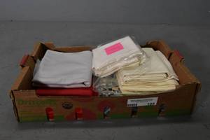 lot 105 image: Backgrounds-green, cream, red