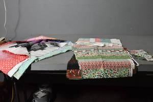 lot 137 image: 2) Unfinished Quilts 56 x 63