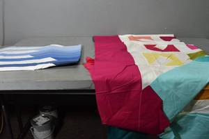 lot 139 image: 2) Unfinished Quilts