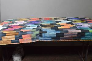 lot 141 image: Finished Hombre 76 x 37 wall