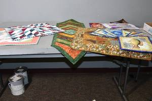 lot 149 image: Pot Holders, Table runners