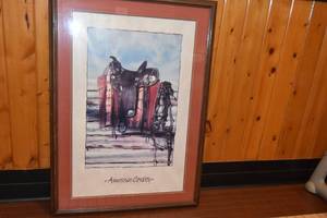 lot 2 image: American Cowboy Saddle