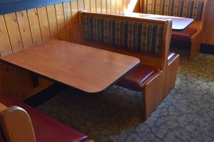 lot 70 image: 2 Booths, 2 wall mount tables