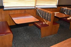 lot 72 image: 2 Booths, 2 wall mount tables