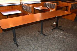 lot 74 image: 2 Tables, 72 x 30 & 42 x 30