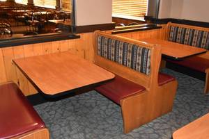lot 101 image: 2 Booths, 2 tables, 2 ends 1 double