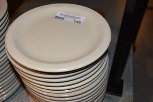 lot 146 image: 20 Dinner plates 8.25