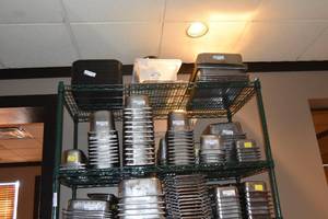 lot 211 image: Four Shelf Green 48W 24 D 80 T