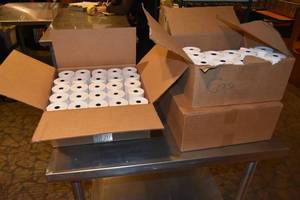 lot 276 image: 2 cases cashier register rolls paper