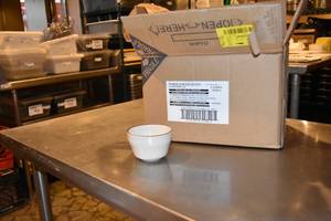 lot 316 image: Case of dessert dishes 7 14 oz 36 ct