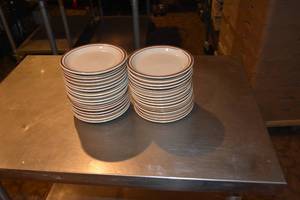 lot 334 image: 30) 7 plates