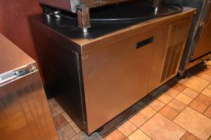 lot 339 image: SS Cooler Unit on rollers 48 W, 32 D, 36 T
