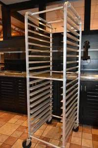 lot 365 image: Roller Sheet Rack holds  20) 18 x 26