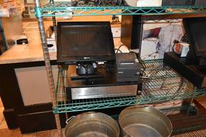 lot 372 image: NCR Cash register and receipt printer