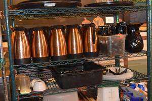lot 377 image: Shelf of coffee pots 24