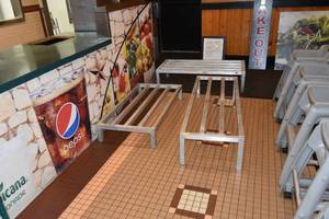 lot 388 image: 3) Box Racks 2) 48 x 24, 1 60 X 20