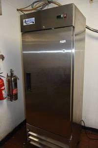 lot 392 image: Avantco Freezer on rollers 29 W, 26 D, 82T