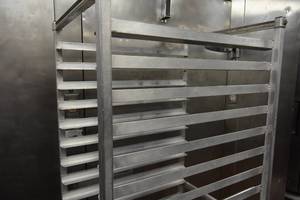 lot 403 image: Aluminum Rack-18x26x69-19 shelves