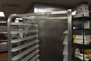 lot 402 image: Aluminum Rack-18x27x69-19 shelves