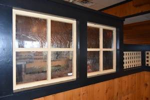 lot 5 image: 2) 30 x 30 non-glare windows