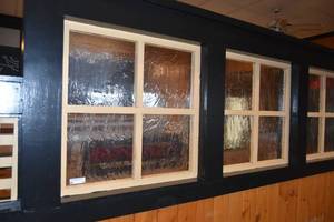 lot 6 image: 2) 30 x 30 non-glare windows