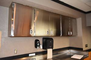 lot 23 image: 5) Door SS Cabinet with adj. shelf