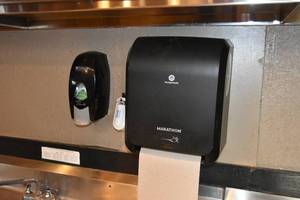 lot 24 image: Marathon auto Towel dispensor