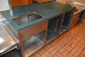 lot 29 image: SS Cabinet with countertop