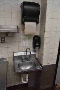 lot 46 image: Hand Wash Sink, soap & towel