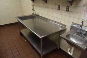 lot 48 image: SS Cabinet with Sink 72 L x 32