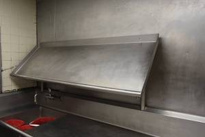 lot 54 image: SS Sloping shelf & small shelf