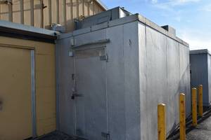lot 63 image: Walk-in Freezer with floor