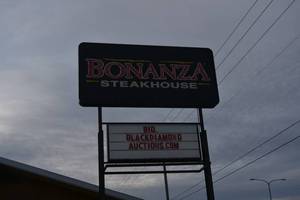 lot 65 image: Large Bonanza Sign with reader