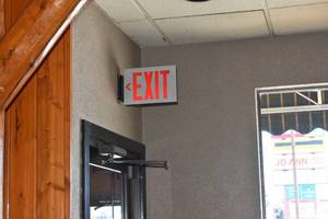 lot 82 image: EXIT sign entrance door