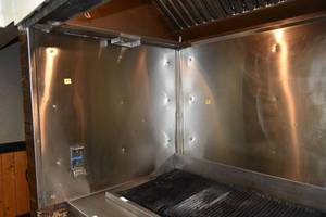 lot 83 image: SS Back Splash behind grill on wall