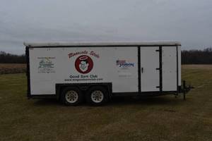 lot 109 image: 1992 Blair Enclosed&nbsp (One Owner) Trailer 8 x 18 6 outside