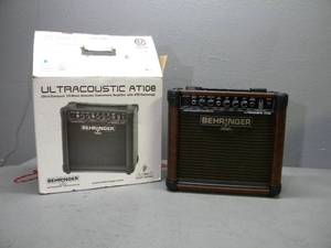 lot 4 image: Behringer Amplifier AT 108 & Mic