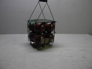 lot 59 image: Bocce Ball Set with Wire Box