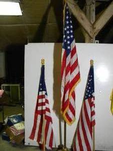 lot 78 image: 3 USA Flags